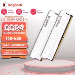  KingBank Computer Desktop Memory Ram DDR4 8G/16G 2666/3200/4000MHz wi