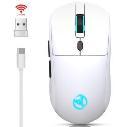 HXSJ is a 2.4G wireless mouse with a 6-key sound office gaming mouse, 