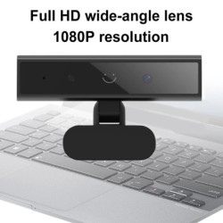 Facial Recognition Webcam with Single Microphone for Windows Hello Com