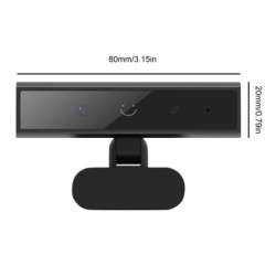 Facial Recognition Webcam with Single Microphone for Windows Hello Com