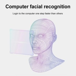 Facial Recognition Webcam with Single Microphone for Windows Hello Ide
