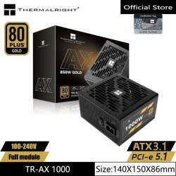 Thermalright TR-AX1000 fully modular gold medal chassis power supply，1