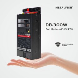METALFISH Flex 300W Full Modular PSU Flex-ATX 300W Power Supply for Mi