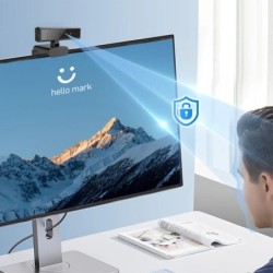 Facial Recognition Webcam for Windows 10/11 with Base Identification L