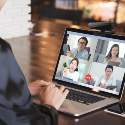 Facial Recognition Webcam Built-in Microphone for Windows Hello Identi