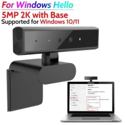 Facial Recognition Webcam for Windows Hello with Base Identification L