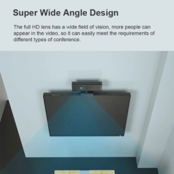 1080P FHD Computer Web Camera with Speaker Microphone 30fps Desktop Co