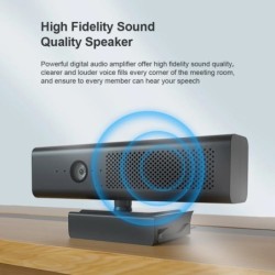 1080P FHD Web Camera 3 in 1 30fps Conference Computer Webcam with Spea