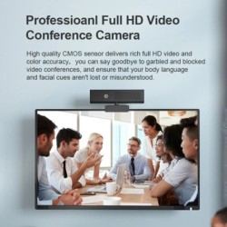 1080P FHD Web Camera 3 in 1 30fps Conference Computer Webcam with Spea
