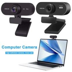 USB HD 1080P/2K Computer Camera Plug and Play with Microphone PC Webca