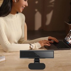 Facial Recognition Webcam with Single Microphone for Windows Hello Com