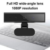 Facial Recognition Webcam with Single Microphone for Windows Hello Com