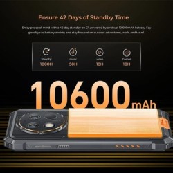 Oukitel G1 teléfono resistente versión Global 6,52 ''HD + 10600mAh bat