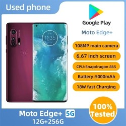 Motorola Moto Edge+ XT2061 5g 6.67in AMOLED Screen CPU Snapdragon 865 