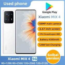 Xiaomi MIX 4 5g SmartPhone Snapdragon 888 plus 6.67" OLED 120hz Screen