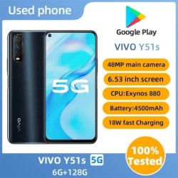 VIVO Y51S 5g Android Unlocked 6.53in 2340x1080px 6GB RAM 128GB ROM 450