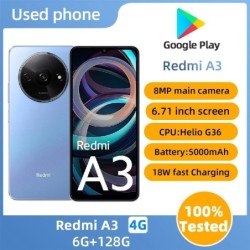 Redmi A3 4G Android 64GB/128GB ROM 6.71inch CPU MediaTek Helio G36 500