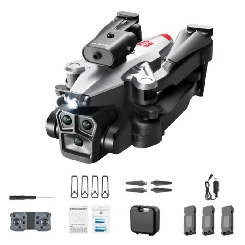 Optical Flow Hover Drone Triple Camera Drone 4k Camera Brushless Motor