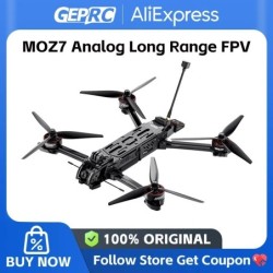 GEPRC MOZ7 Analog Long Range FPV 7Inch 6S F722-HD-BT Built-in Bluetoot