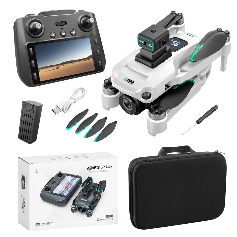 2025 Long-Endurance 2Batteries 45min GPS Drone Dual Cameras 5.9In LCD 