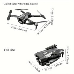 With 3 Battery Z908 Max Drone Brushless 8K HD Dual Camera Optical Flow