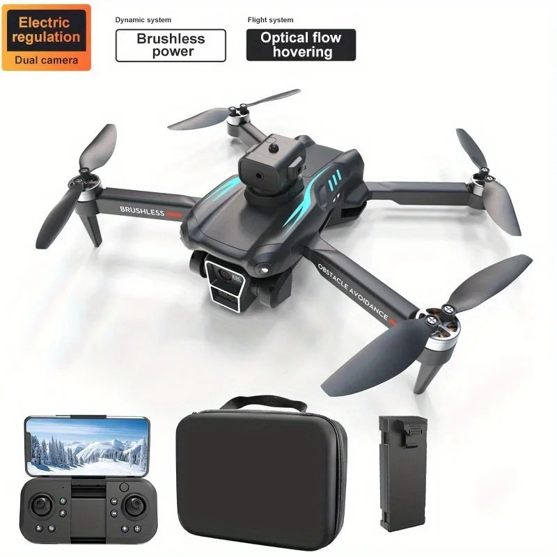 T2 Dual Battery Drone, 1800mAh, Brushless Motor Optical Flow Dual Came