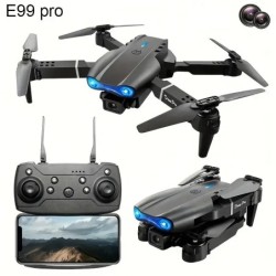 E99 PRO Drone with Flash Professional HD Dual Camera WIFI Obstacle Avo