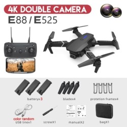 2024 E88Pro RC Drone 4K Professinal With 3 Battery 1080P Wide Angle HD
