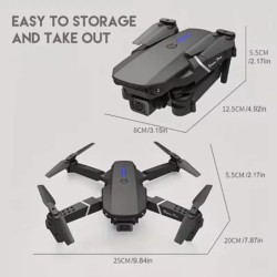 2024 E88Pro RC Drone 4K Professinal With 3 Battery 1080P Wide Angle HD