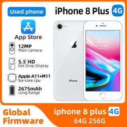 Apple iphone 8 plus 4g ios Smartphone 5.5 inch Screen 256GB ROM 2675 B