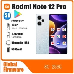 Xiaomi Redmi Note 12 Pro Smartphone 5G Global firmware Camera MediaTek