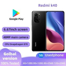 Redmi k40 5G Android 6.67 inch RAM 12GB ROM 256GB Qualcomm Snapdragon 