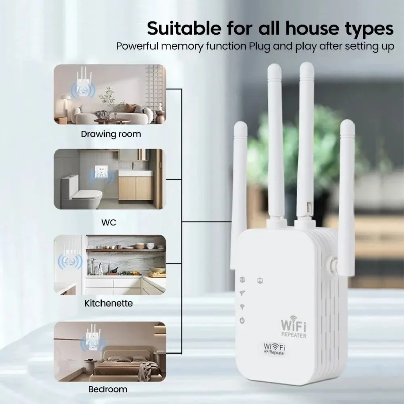 WIFI FIY 300M Wireless WiFi Repeater WiFi Extender Long Range Wireless WIFI FIY 300M Wireless WiFi Repeater WiFi Extender Long Range Wireless