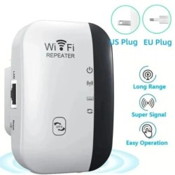 300Mbps WiFi Repeater Wireless Signal Booster Extender 802.11n/g/b Com