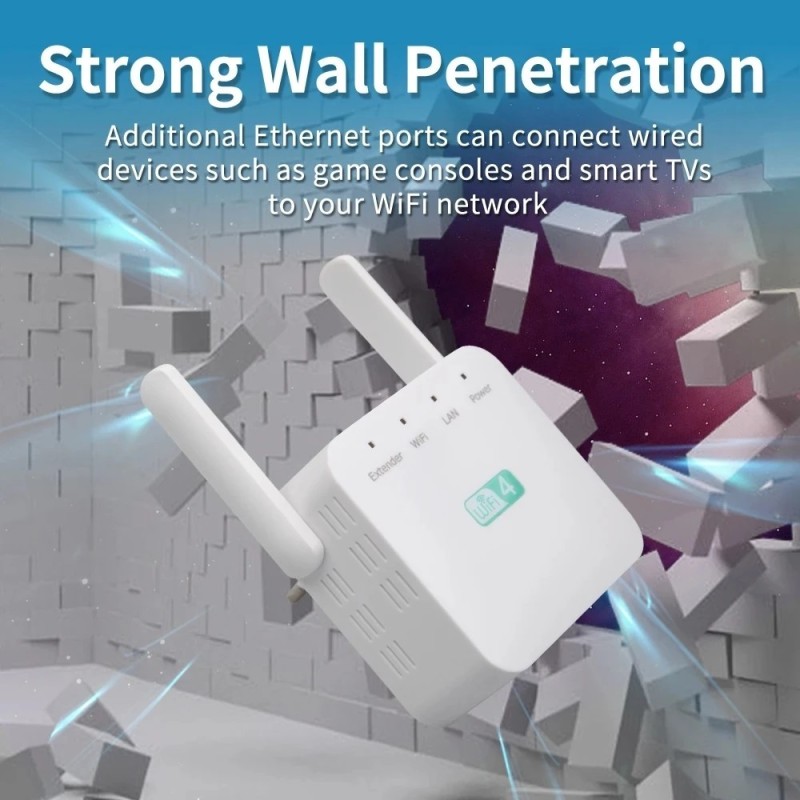 300Mbps Wireless WIFI Repeater WiFi Extender Amplifier 802.11N WiFi Si 300Mbps Wireless WIFI Repeater WiFi Extender Amplifier 802.11N WiFi Si