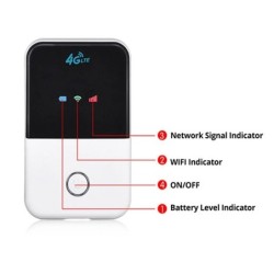 Tianjie 4G Wifi Router Mini 3G Lte Rechargeable Battery Wireless Porta