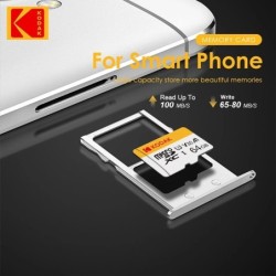 Original Kodak Micro SD Card 64GB Class 10 High Speed Memory Card 32GB