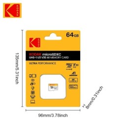 Original Kodak Micro SD Card 64GB Class 10 High Speed Memory Card 32GB
