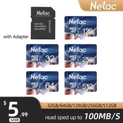 Netac Memory Card micro sd card 512gb 256gb 128gb 64gb 32gb U3 Card FA