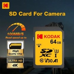 KODAK SD Card High Speed Class 10 SD Card 64GB 256GB 512GB carte sd Me