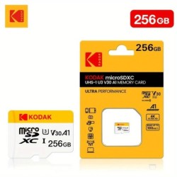 Kodak Micro SDCC/SDHC memory card 32GB-256GB, high-performance suitabl