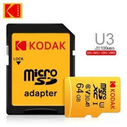 Kodak 32GB-256GB MicroSDCC Memory Card - U3, 4K, A1, UHS-I, C10, TF Me