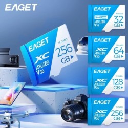Eaget T1 Memory Card 512GB 256GB 128GB 32GB TF SD Card Class10 UHS-1 F