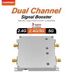 4W Wifi Booster Dual Band 2.4Ghz 5.8Ghz Dual Channel Two Input/output 