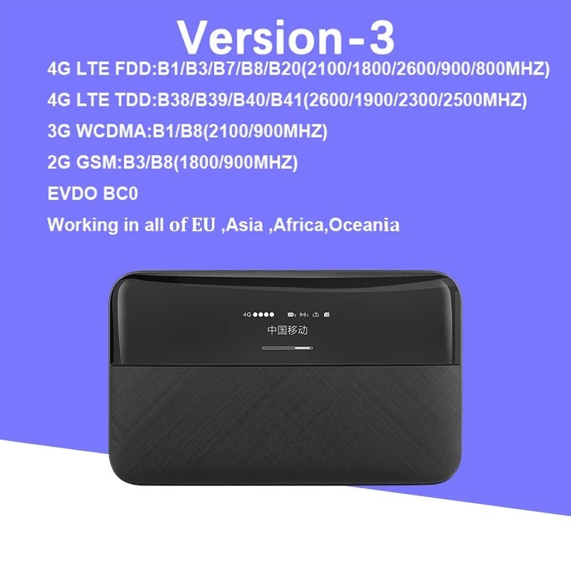KuWfi 6000mAh 4G Wifi Router 300Mbps Outdoor Hotspot Pocket Wifi LTE R