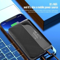 KuWfi 6000mAh 4G Wifi Router 300Mbps Outdoor Hotspot Pocket Wifi LTE R