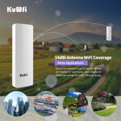 KuWFi 3KM 900Mbps 5.8Ghz Outdoor Mini Wireless AP Bridge Long Range Wi