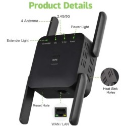 5G WiFi Repeater Amplifier Signal Wifi Extender Network WiFi Booster 1