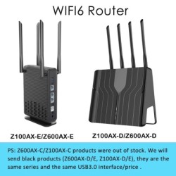 ZBT WIFI6 Router 1800Mbps Openwrt Firmware DDR3 256MB Flash 16MB 3*Gig