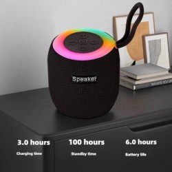 Outdoor portable wireless Bluetooth speaker, subwoofer, car and home w